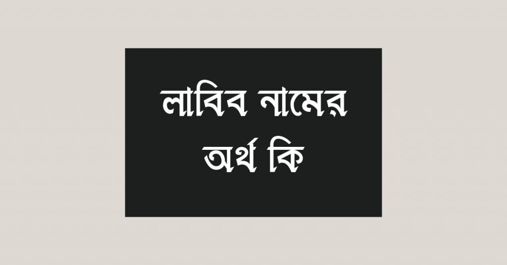 লাবিব নামের অর্থ কি | এই নামটির ভিন্ন ভিন্ন অর্থ জেনে নিন - ই বাংলা লাবিব নামের অর্থ কি