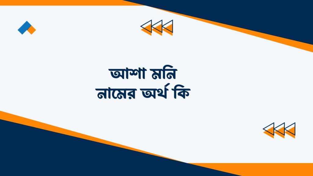 আশা মনি নামের অর্থ কি ()