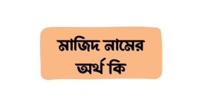 মাজিদ নামের অর্থ কি () মাজিদ নামের অর্থ কি ()