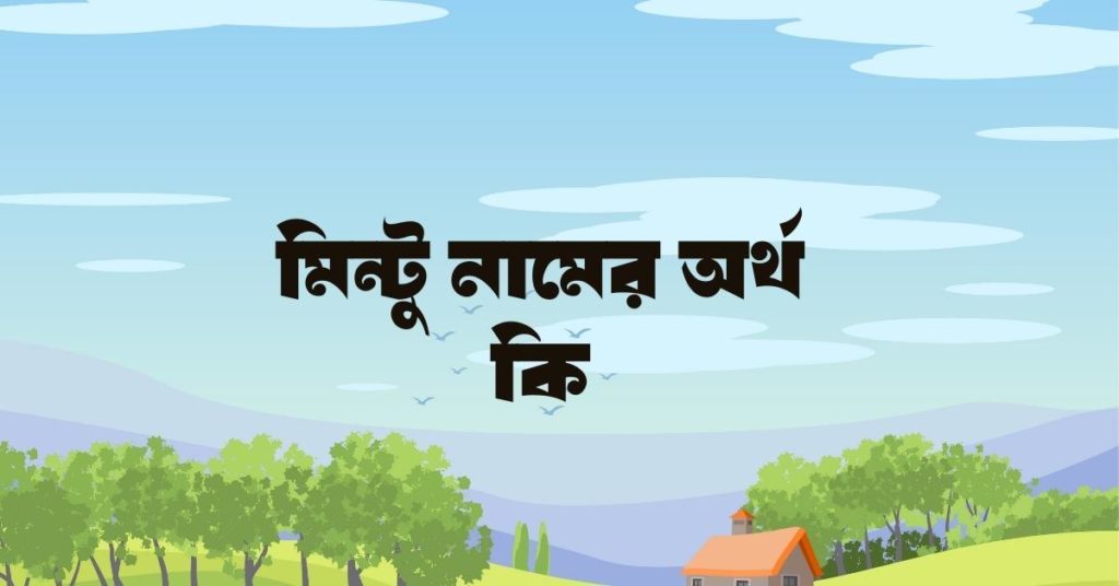 মিন্টু নামের অর্থ কি