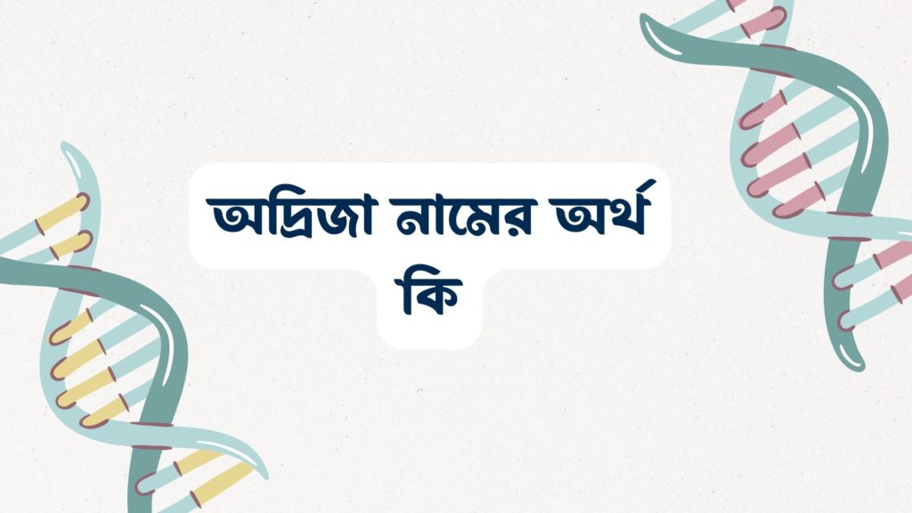 অদ্রিজা নামের অর্থ কি ()