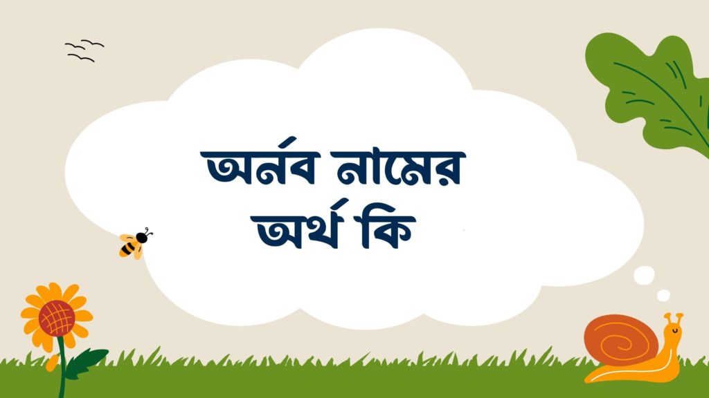 অর্নব নামের অর্থ কি অর্নব নামের অর্থ কি