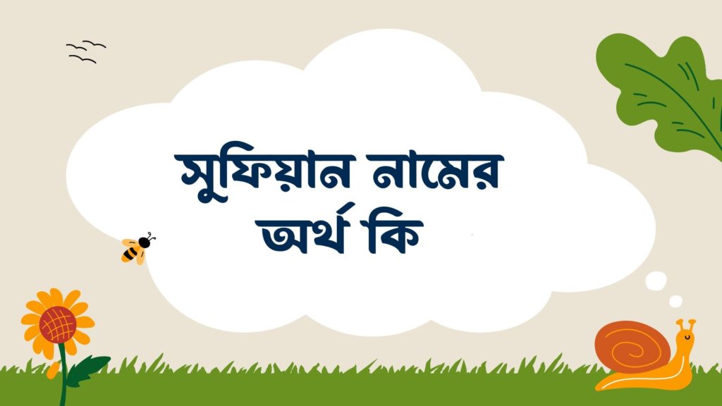 সুফিয়ান নামের অর্থ কি সুফিয়ান নামের অর্থ কি