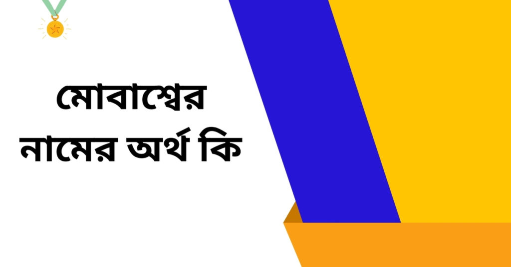 মোবাশ্বের নামের অর্থ কি ()