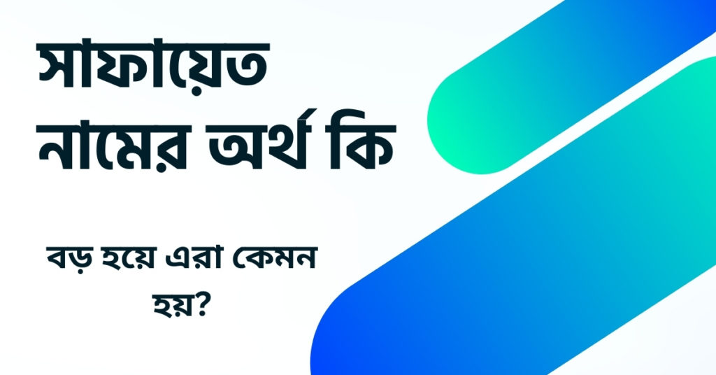সাফায়েত নামের অর্থ কি ()