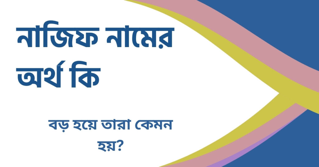 নাজিফ নামের অর্থ কি নাজিফ নামের অর্থ কি